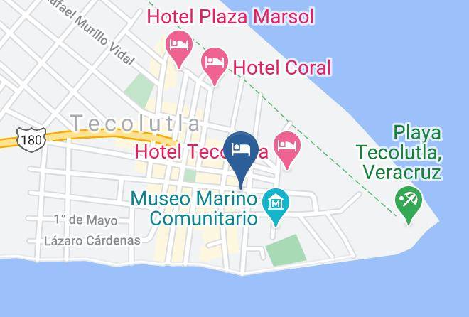 Tecolutla - Hotel Posada Dora Emilia Maps