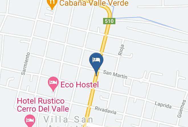 Valle Fertil Department - Hotel Posada El Cardon Maps