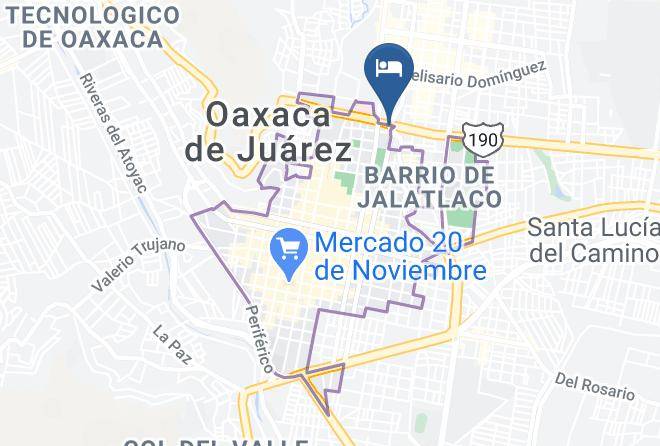 Oaxaca De Juarez - Hotel Posada El Cid Maps