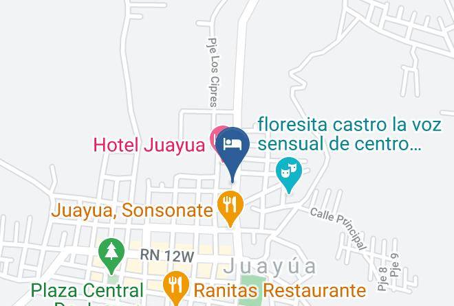 Juayua - Hotel Posada El Encanto Juayua Sonsonate Maps