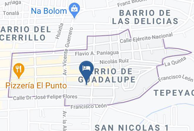 San Cristobal De Las Casas - Hotel Posada El Gran Cipres Maps