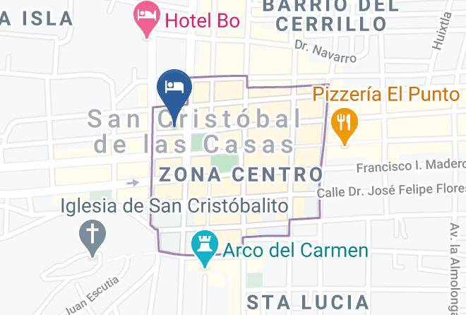 San Cristobal De Las Casas - Hotel Posada El Paraiso Maps
