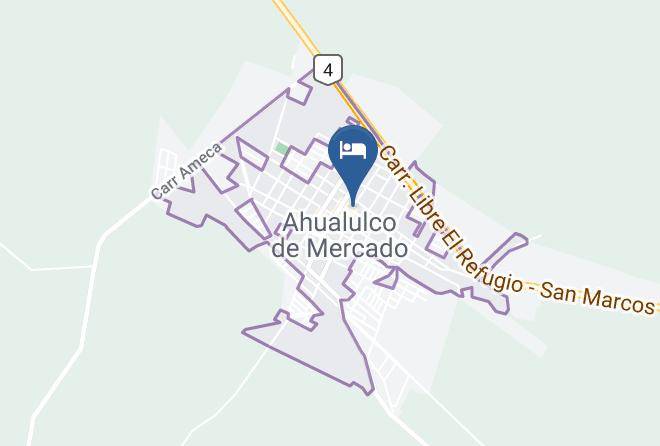 Ahualulco De Mercado - Hotel Posada El Patio Maps