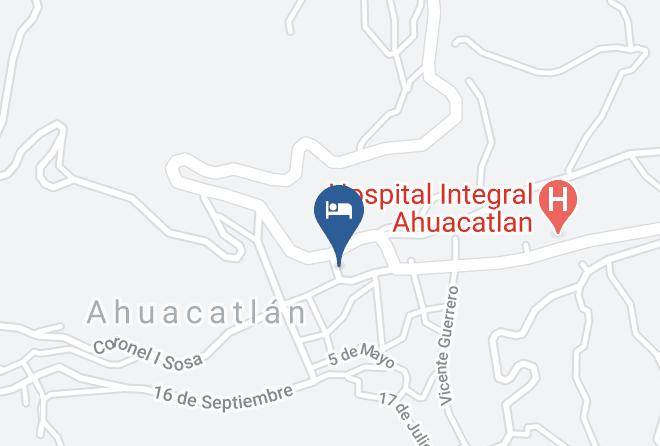 Ahuacatlan - Hotel Posada El Puente Maps