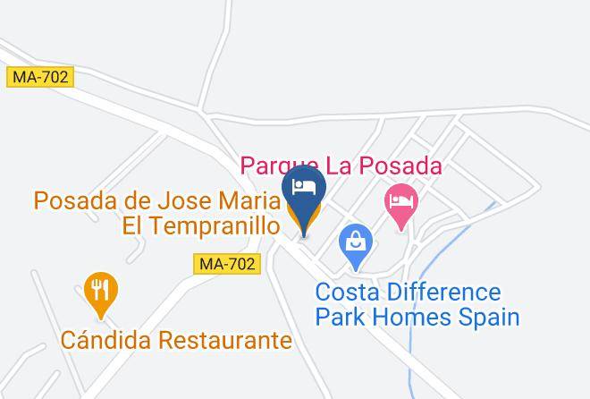 Malaga - Posada El Tempranillo Maps