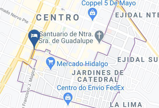 Zamora - Hotel Posada Fenix Maps