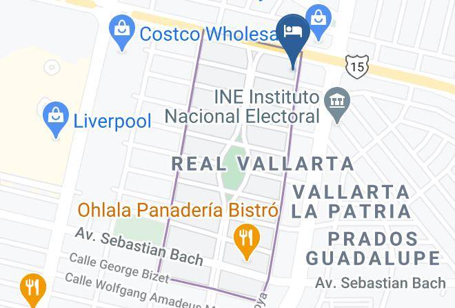 Zapopan - Hotel Posada Galerias Vallarta Maps
