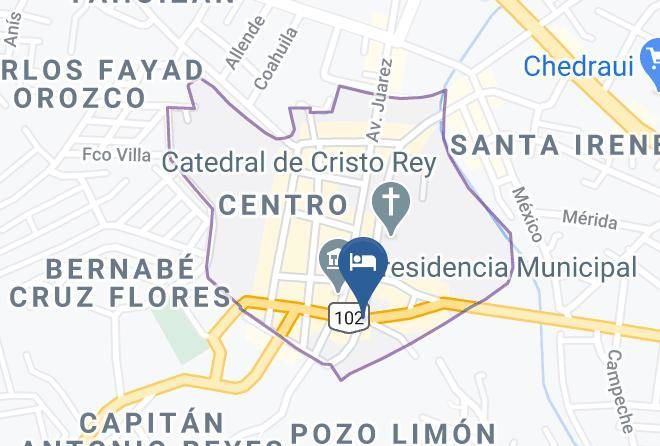 Huejutla De Reyes - Hotel Posada Huejutla Maps