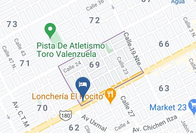 Benito Juarez - Hotel Posada Irma Maps
