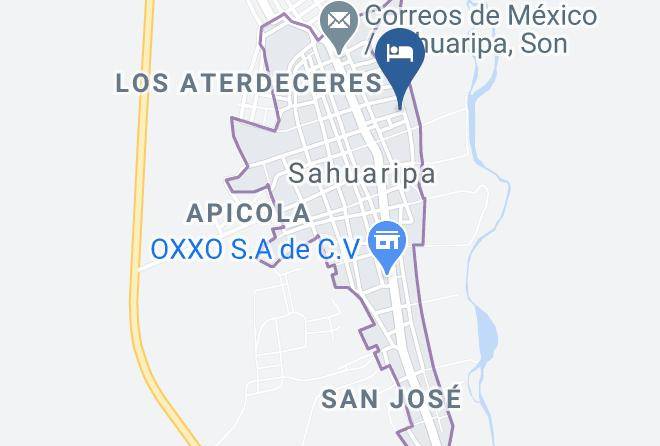 Sahuaripa Municipality - Hotel Posada Irma Maps