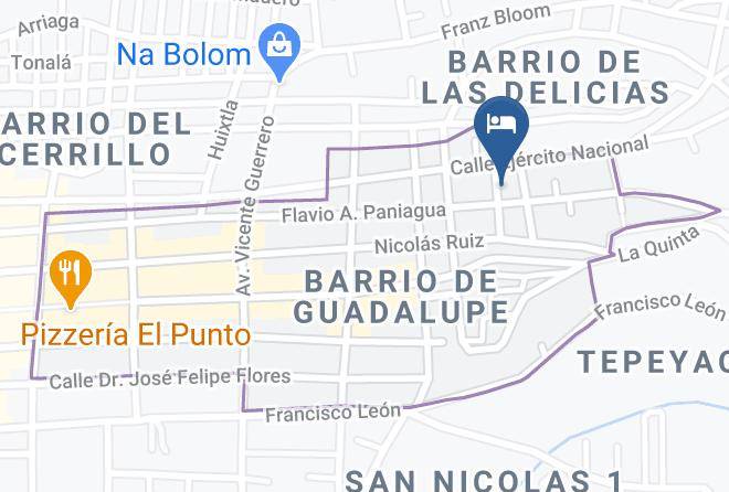 San Cristobal De Las Casas - Hotel Posada Jauja Maps