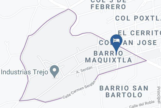 Zacatlan - Hotel Posada Juquila Maps