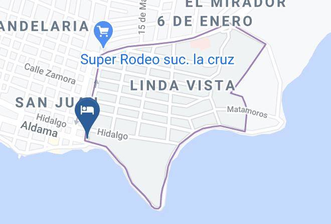 Catemaco - Hotel Posada Koniapan Maps