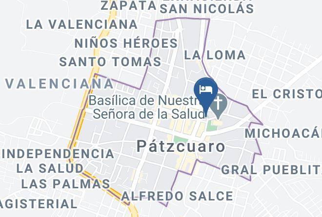 Patzcuaro - Hotel Posada La Basilica Maps