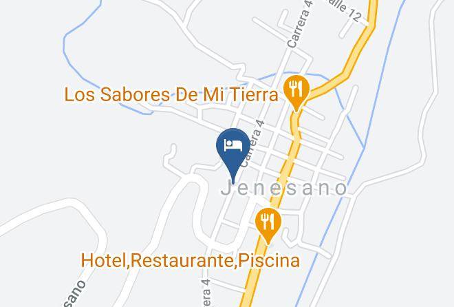 Jenesano - Hotel Posada La Casona Jenesano Maps