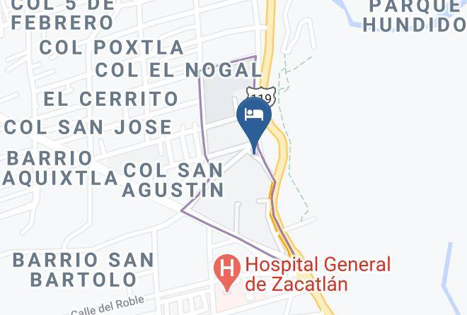 Zacatlan - Hotel Posada La Escondida Maps