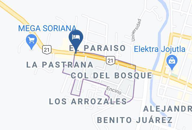 Jojutla - Hotel Posada La Pastrana Maps