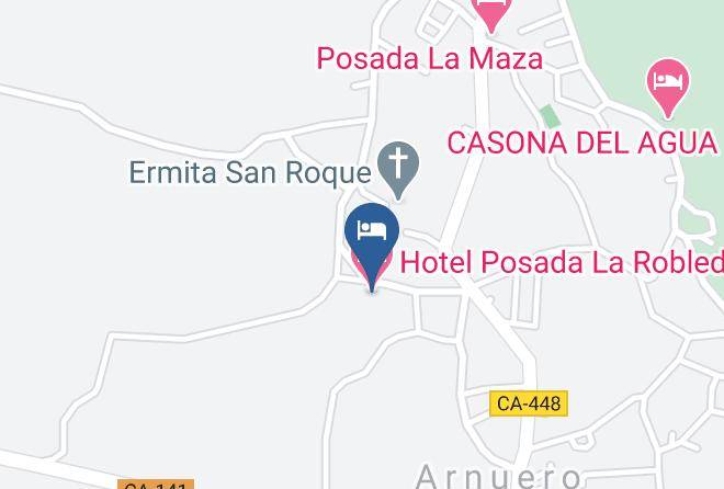 Arnuero - Hotel Posada La Robleda Maps