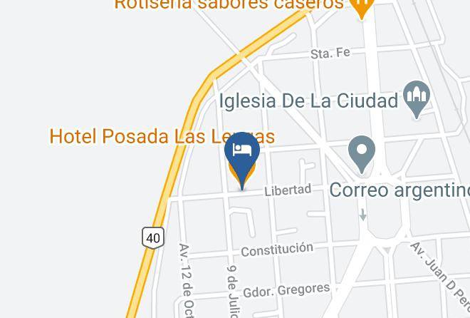 Guer Aike - Hotel Posada Las Lengas Maps