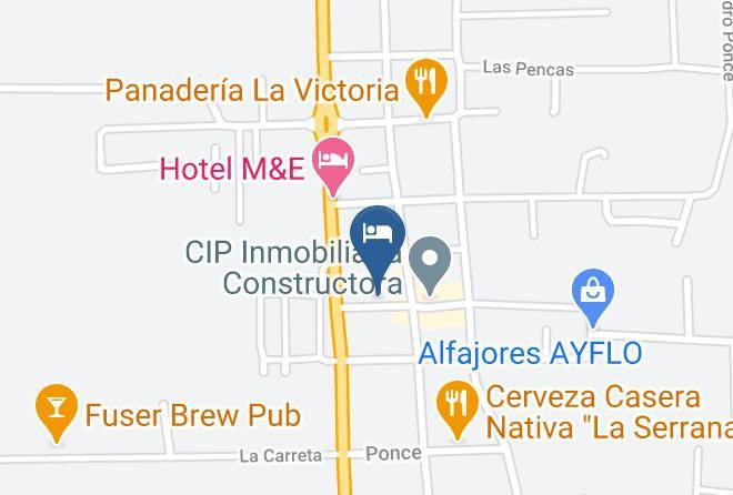 Santa Rosa Dellara - Hotel Posada Las Tablas Maps