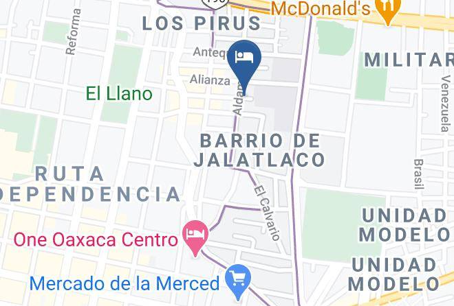 Oaxaca De Juarez - Hotel Posada Limon Maps