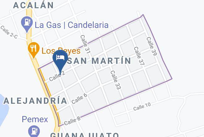 Candelaria - Hotel Posada Lol Ka'naab Maps