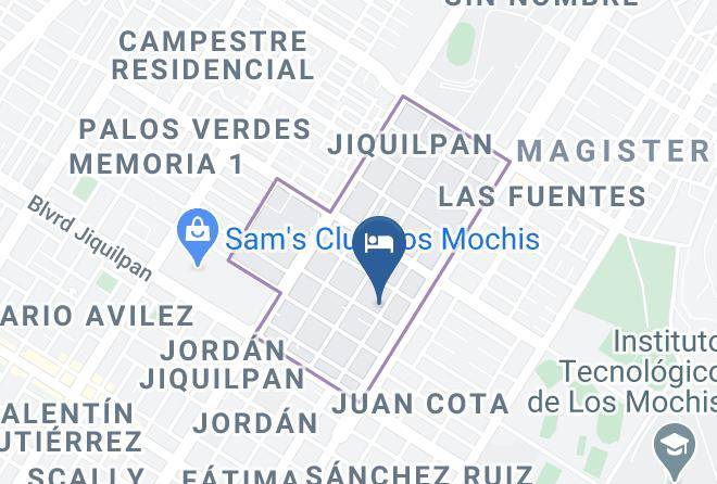 Ahome - Hotel Posada Los Olivos Los Mochis Maps