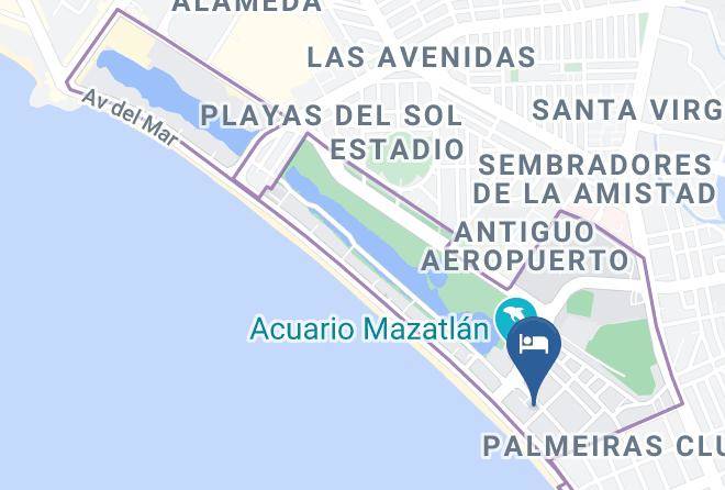 Mazatlan - Hotel Posada Los Tabachines Maps