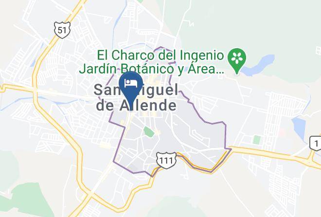 San Miguel De Allende - Hotel Posada Maria Luisa Maps