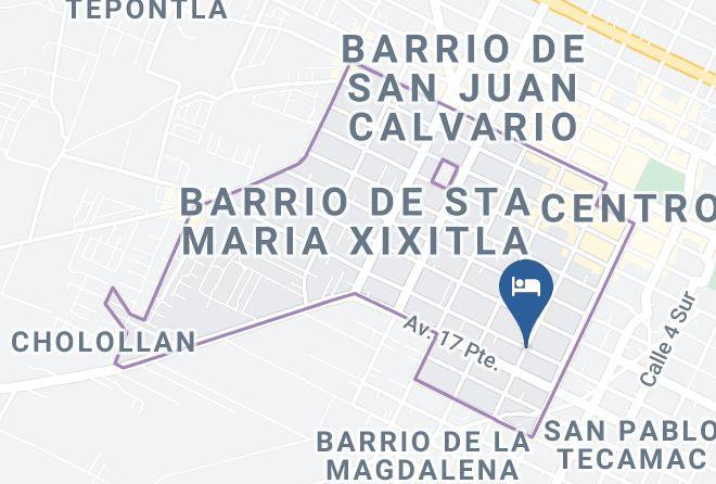 San Pedro Cholula - Hotel Posada Maria Sofia Maps