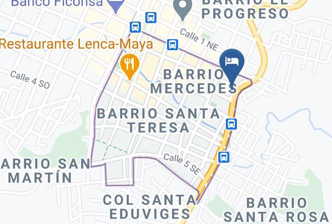 Santa Rosa Dean - Hotel Posada Maya Maps