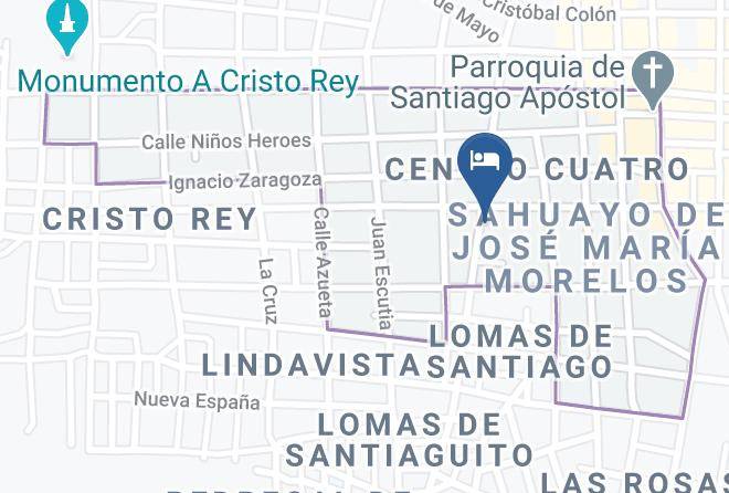 Sahuayo - Hotel Posada Mexico Maps