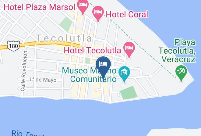 Tecolutla - Hotel Posada Mi Nacu Maps