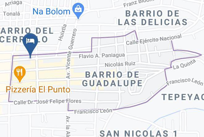 San Cristobal De Las Casas - Hotel Posada Miramar Maps