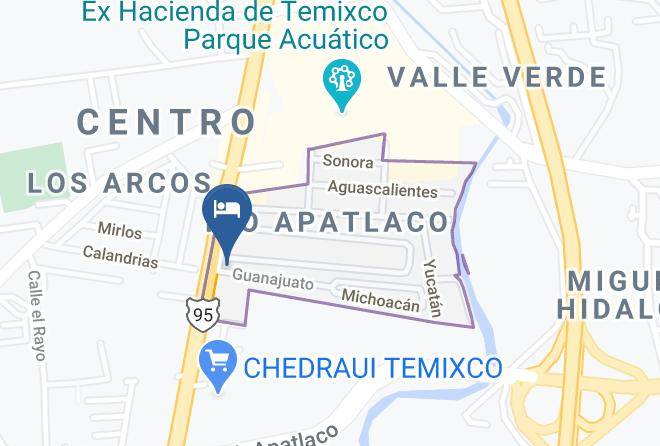 Temixco - Hotel Posada Monserrat Maps