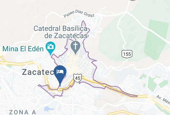Zacatecas Zacatecas Centro - Hotel Posada Morelos Maps