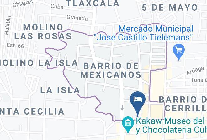 San Cristobal De Las Casas - Hotel Posada Primavera Maps