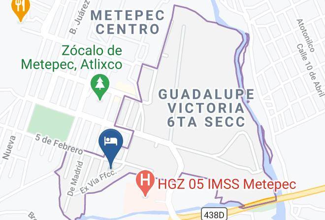 Atlixco - Hotel Posada Quinta Metepec Maps