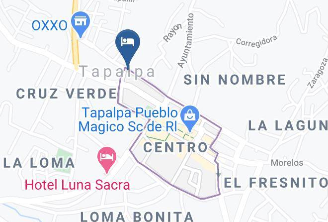 Tapalpa - Hotel Posada Real Tapalpa Maps
