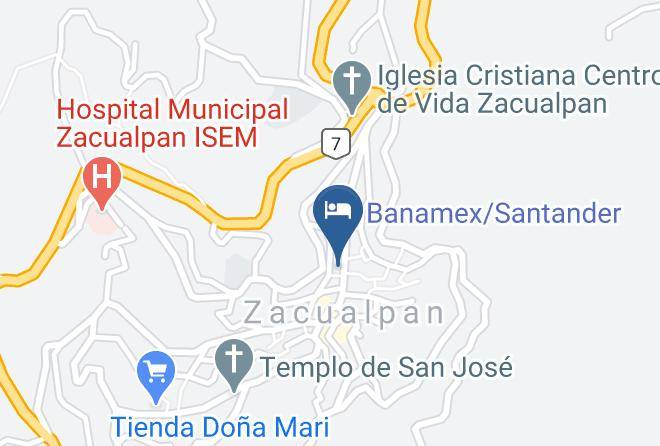 Zacualpan - Hotel Posada Real Maps