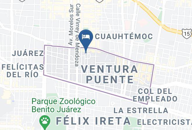 Morelia - Hotel & Posada Refugio Independencia Maps