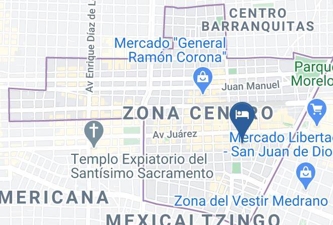 Guadalajara - Hotel Posada Regis Maps