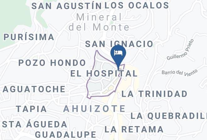 Mineral Del Monte - Hotel Posada Restaurant Santa Elena Maps