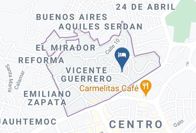 Jose Azueta - Hotel Posada Riscal Maps