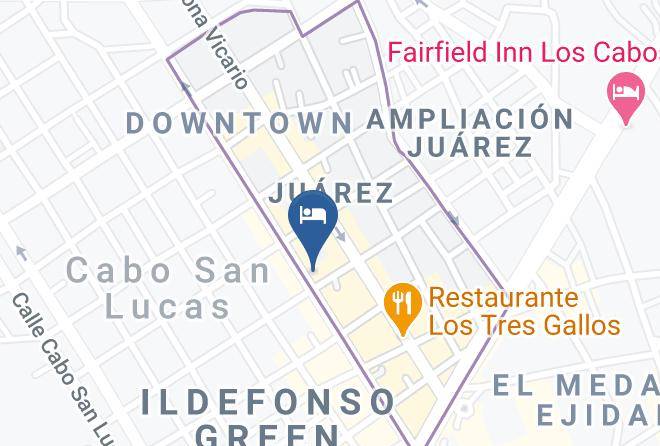 Los Cabos - Hotel Posada San Antonio Maps