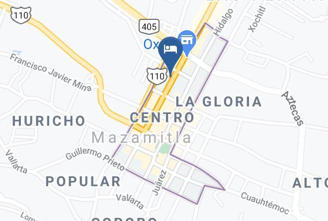 Mazamitla - Hotel Posada San Cristobal Maps