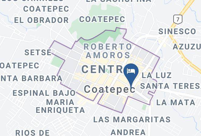Coatepec - Hotel Posada San Jeronimo Maps