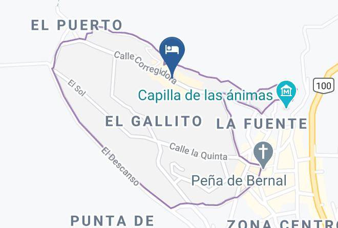 Hotel Posada San Jorge Map