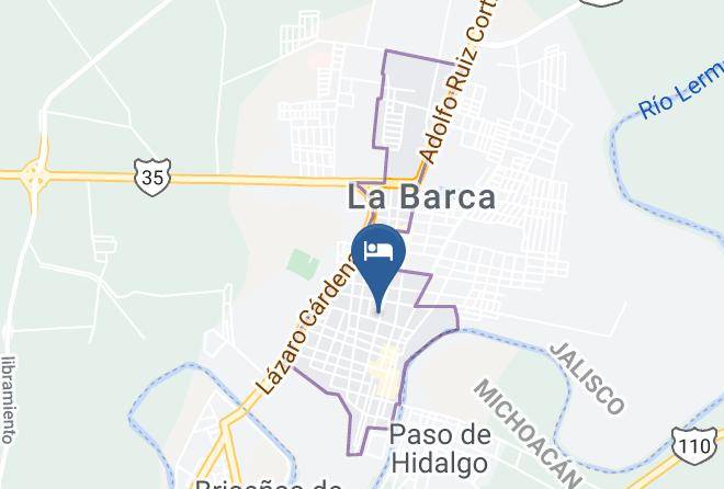 La Barca Municipality - Hotel Posada San Jose Maps
