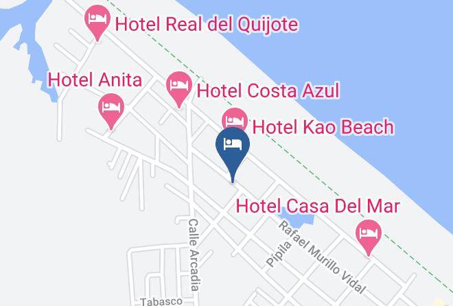 Tecolutla - Hotel Posada San Juan Maps